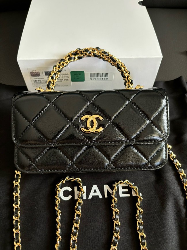 CHANEL CLUTCH WITH CHAIN AP3954 black