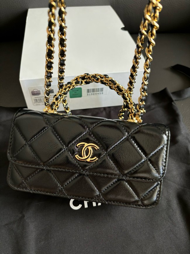 CHANEL CLUTCH WITH CHAIN AP3954 black