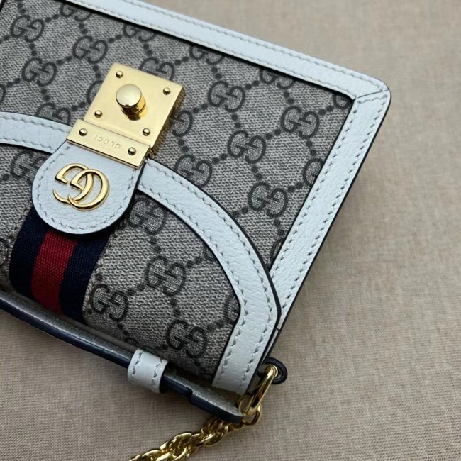 Gucci OPHIDIA MINI SHOULDER BAG A696180 white