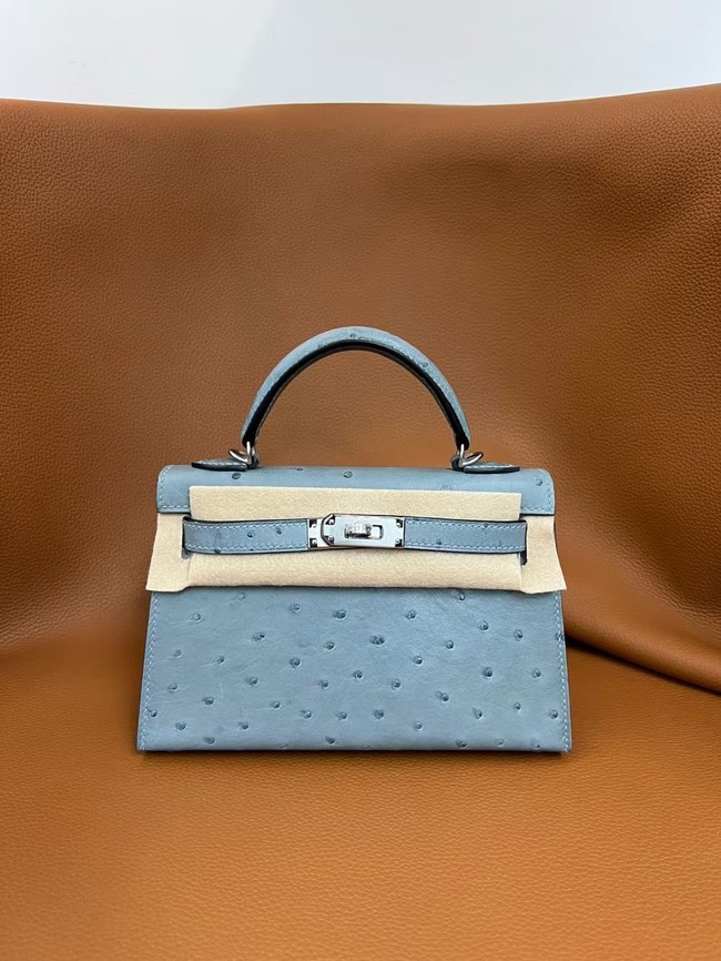 Hermes Kelly 19cm Shoulder Bags Ostrich skin KL6620-7