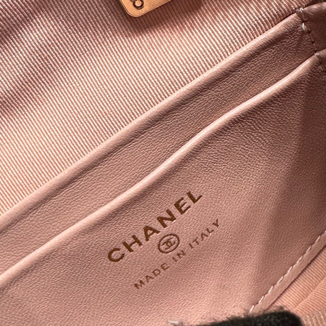 CHANEL MINI SHOPPING BAG AS5131 Light Pink& Beige & Ecru