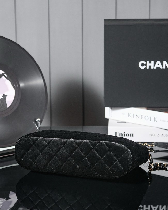 Chanel SMALL SHOPPING BAG AS3969 Velvet black