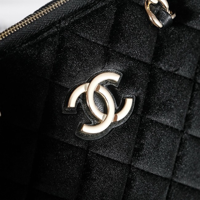 Chanel SMALL SHOPPING BAG AS3969 Velvet black