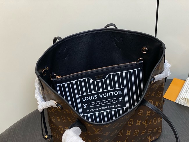 Louis Vuitton REVERSIBLE Neverfull Inside Out MM M11946 Black