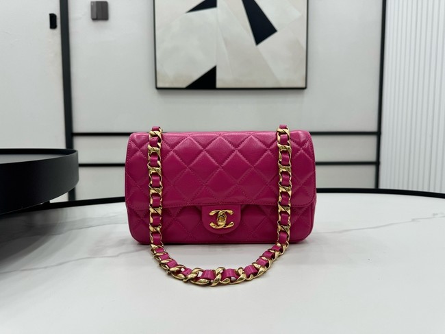 Chanel SMALL 2.55 HANDBAG Lambskin & Gold-Tone Metal AS6300 rose