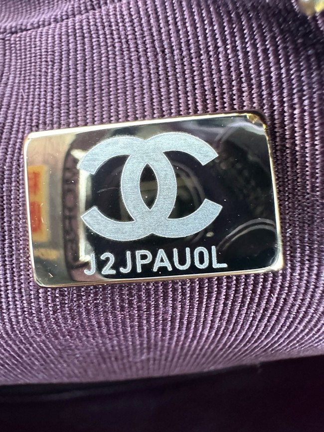 Chanel SMALL CAMERA CASE AS5086 Burgundy