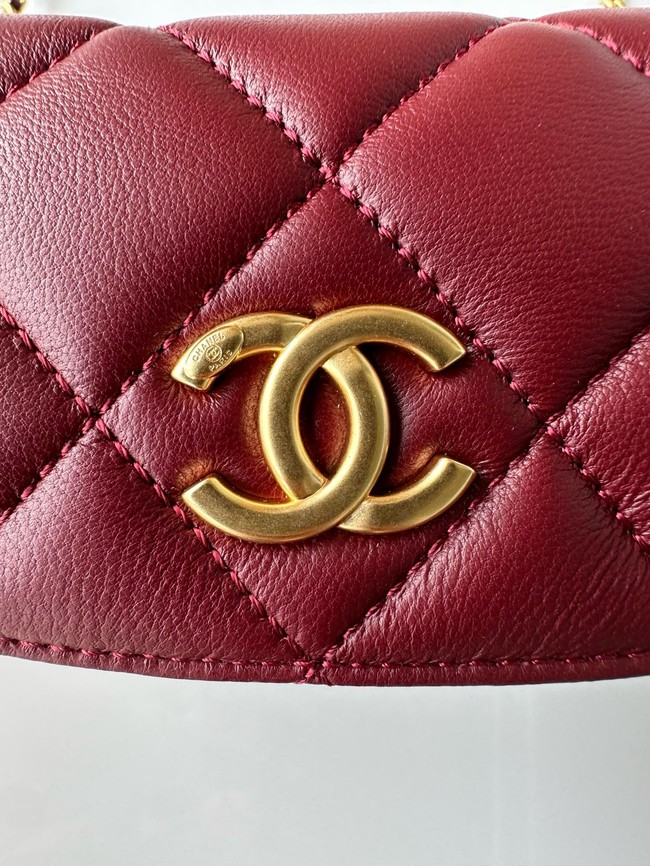 Chanel WAIST BAG AS4991 Burgundy