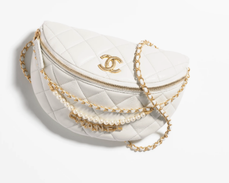 Chanel WAIST BAG AS4991 White