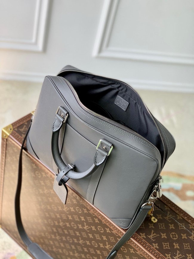 Louis Vuitton Porte Documents Voyage PM M11659 Roche Gris Gray