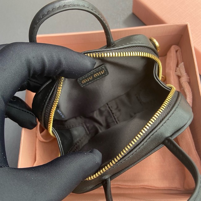 MIU MIU MINI Leather Handle Bag 5BB159 black