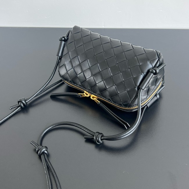 Bottega Veneta Intrecciato Concert Pouch 794258 black