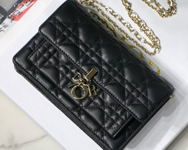 My Dior Mini Bag Cannage Lambskin S3105N black