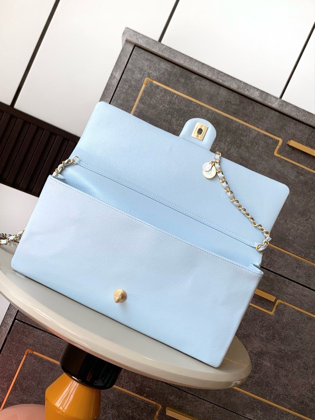 Chanel FLAP BAG AS5182 LIGHT BLUE