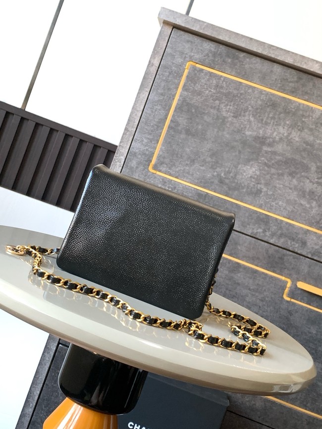 Chanel MINI FLAP BAG S5218 BLACK