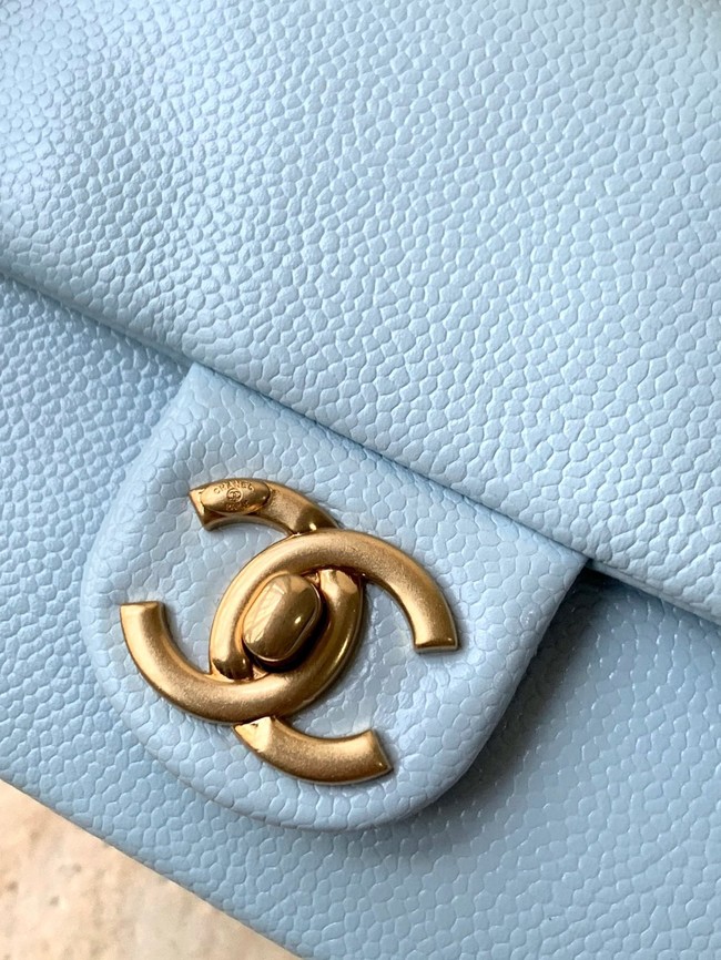 Chanel MINI FLAP BAG S5218 LIGHT BLUE