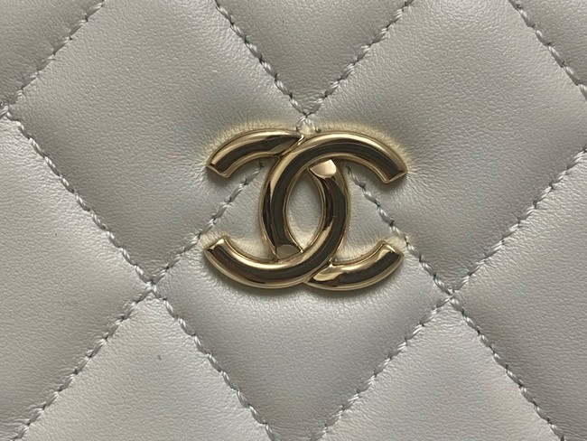 CHANEL SMALL BOX BAG AS5167 white