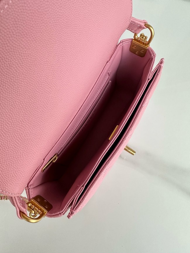 Chanel MINI FLAP BAG WITH TOP HANDLE AS5165 pink