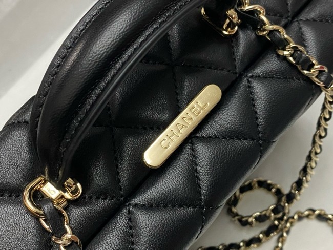 CHANEL BOX BAG AS5168 black