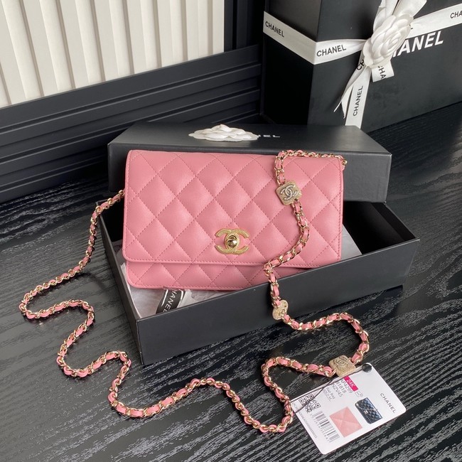 Chanel WALLET ON CHAIN AP4299 pink