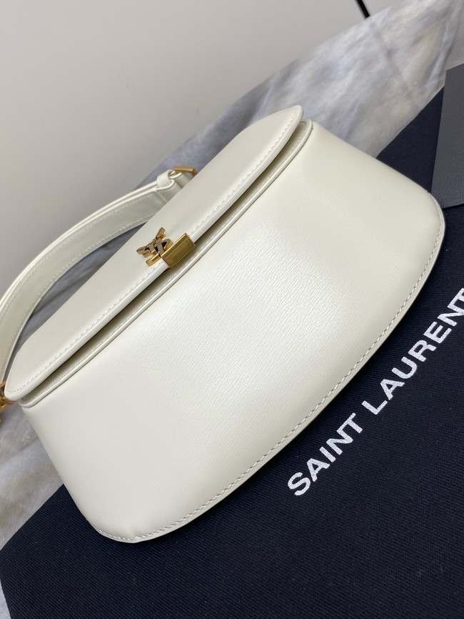 SAINT LAURENT VOLTAIRE TOP HANDLE IN BOX 800846 BLANC VINTAGE