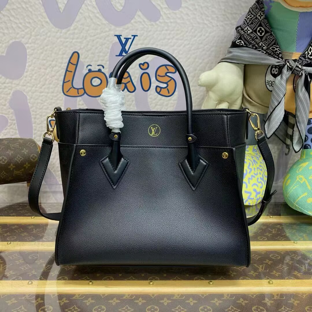 Louis Vuitton Original Leather ON MY SIDE M22225 Black