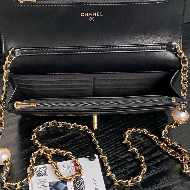 Chanel WALLET ON CHAIN AP4282 Black