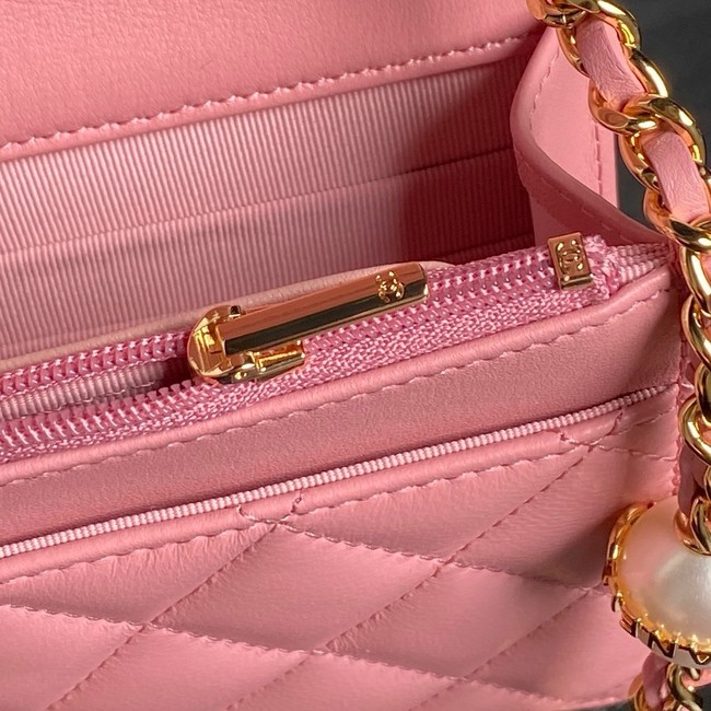 Chanel WALLET ON CHAIN AP4282 pink