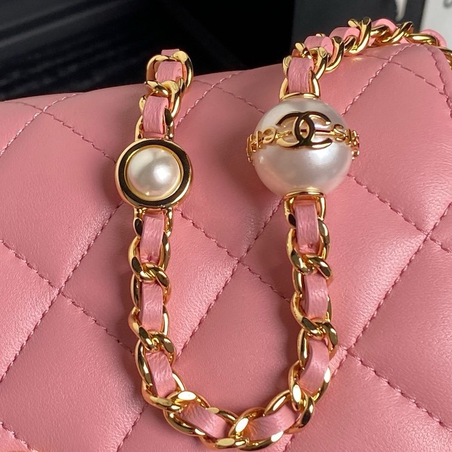 Chanel WALLET ON CHAIN AP4282 pink