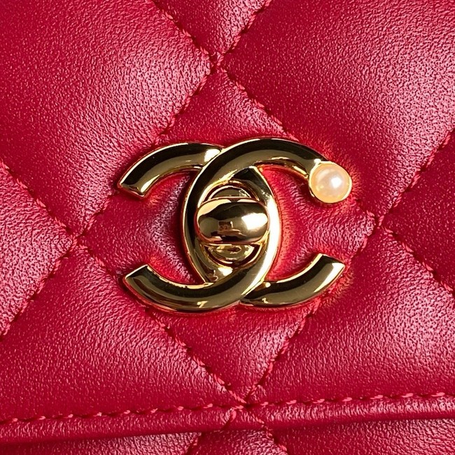 Chanel WALLET ON CHAIN AP4282 red