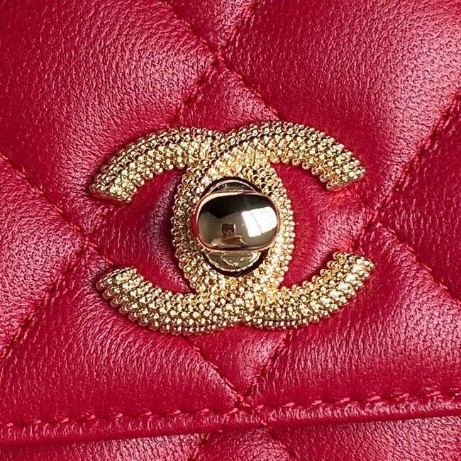 Chanel WALLET ON CHAIN AP4300 red