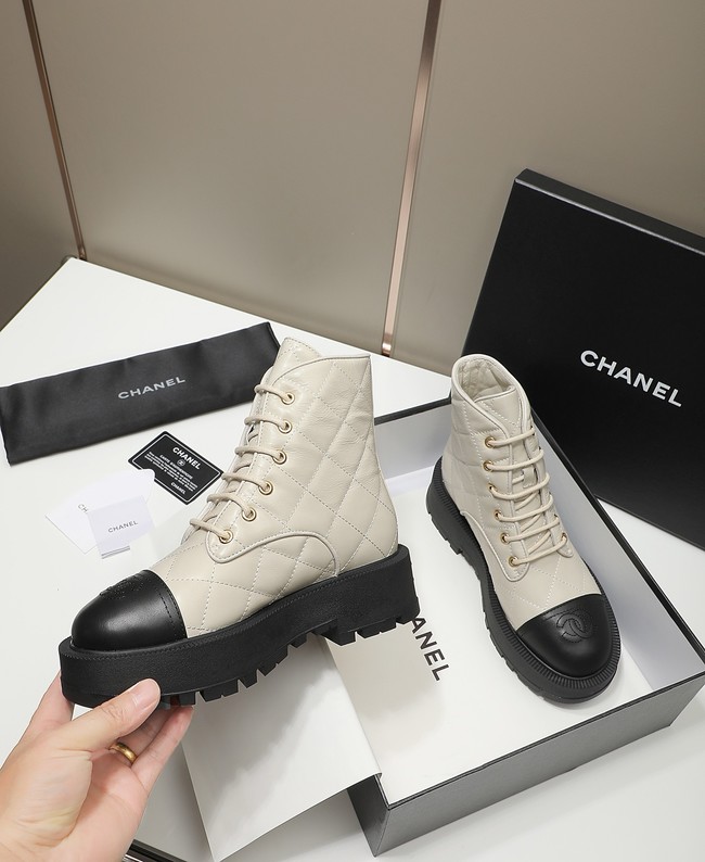 Chanel WOMENS SHORT BOOTS 55704-1