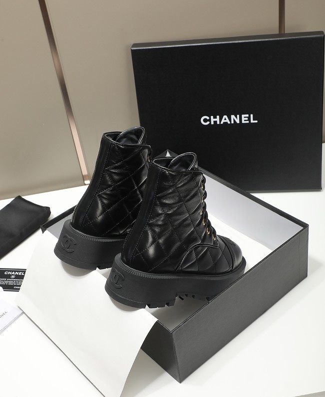 Chanel WOMENS SHORT BOOTS 55704-3