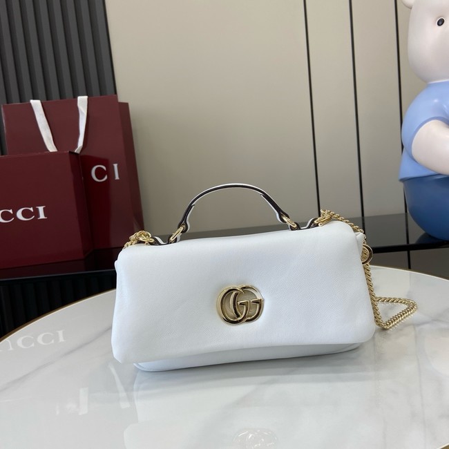 Gucci GG MILANO MINI TOP HANDLE BAG 806017-2 white