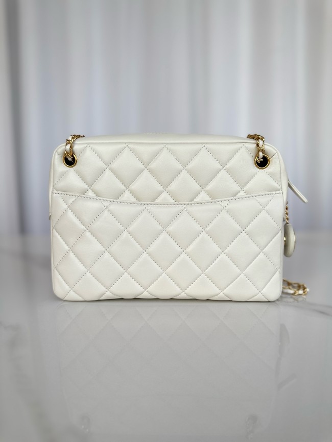 Chanel CAMERA CASE AS5187 WHITE