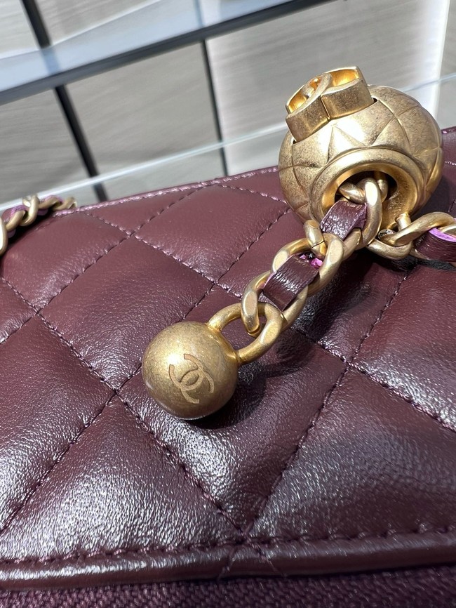 Chanel CLUTCH WITH CHAIN AP2303 Burgundy