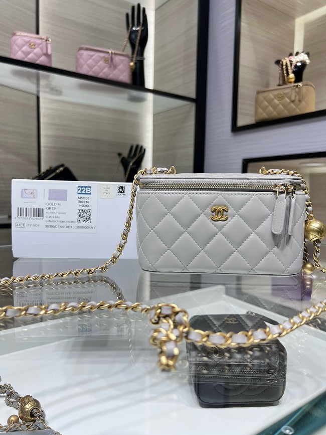 Chanel CLUTCH WITH CHAIN AP2303 GRAY