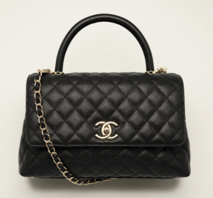 Chanel LARGE FLAP BAG WITH TOP HANDLE A92991 black