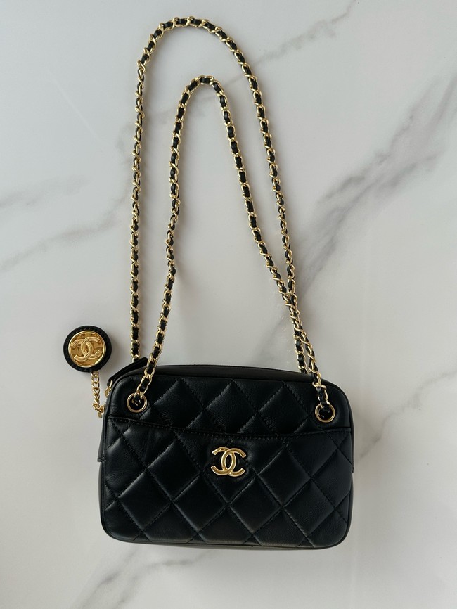 Chanel MINI CAMERA CASE AS5190 BLACK