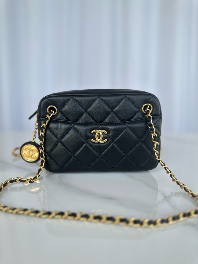 Chanel MINI CAMERA CASE AS5190 BLACK