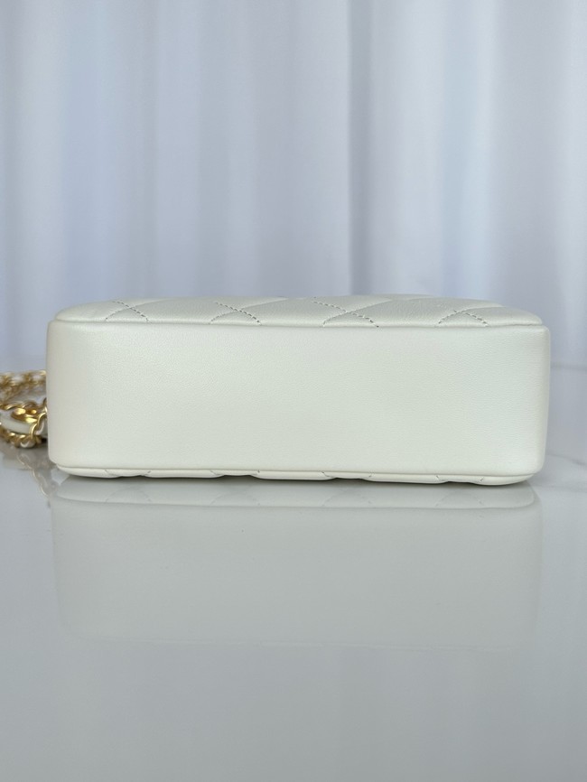 Chanel MINI CAMERA CASE AS5190 WHITE