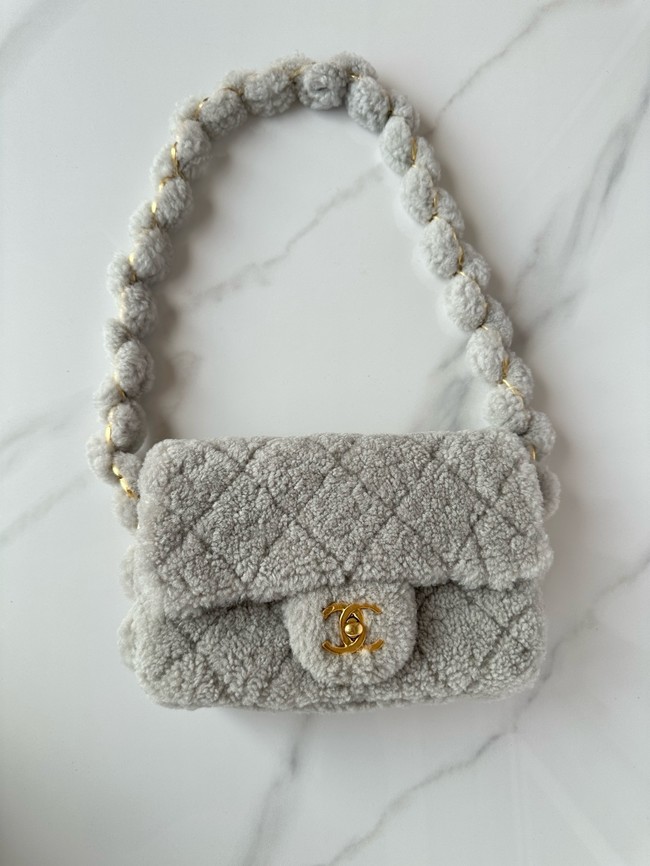 Chanel FLAP BAG AS5174 gray