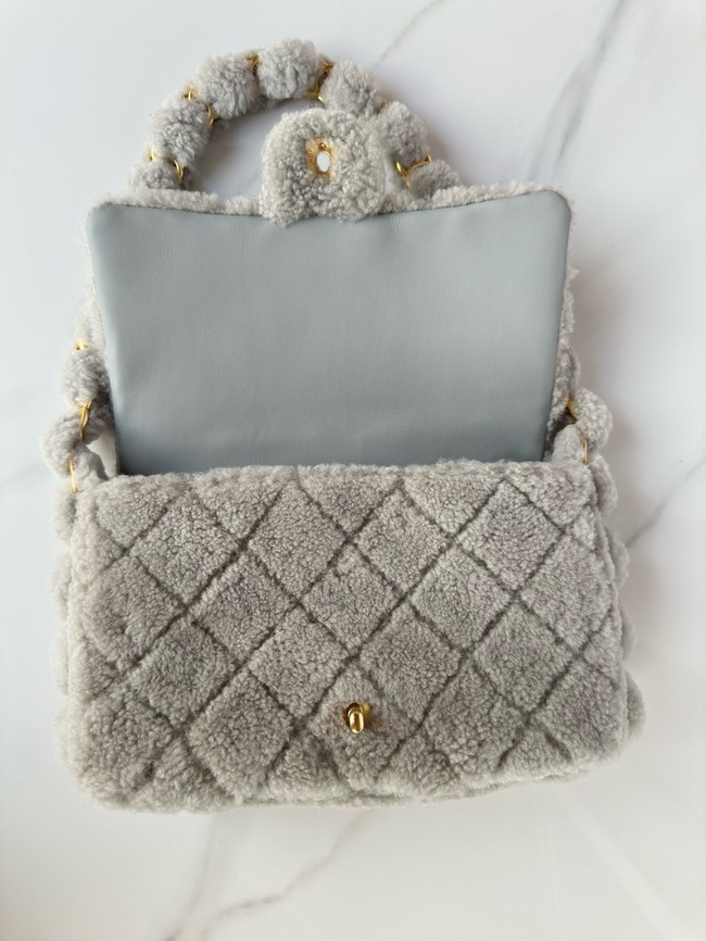 Chanel FLAP BAG AS5189 gray