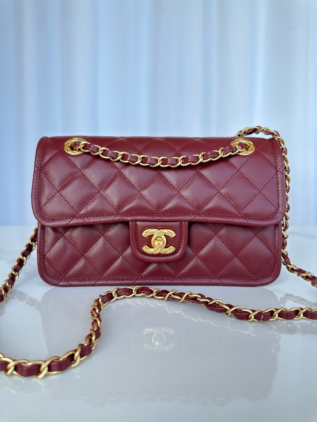 Chanel FLAP BAG AS5225 Burgundy