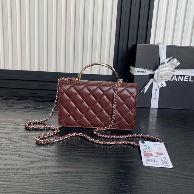 Chanel CLUTCH WITH CHAIN AP4293 Burgundy