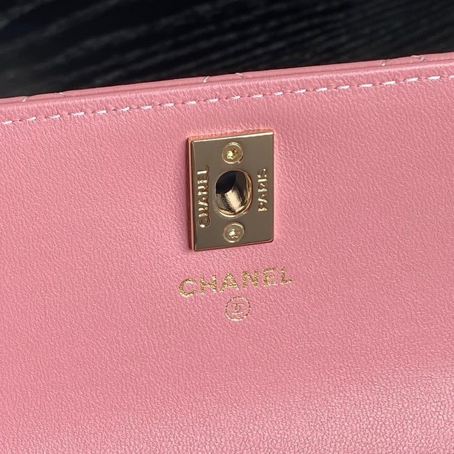 Chanel CLUTCH WITH CHAIN AP4293 Light Pink