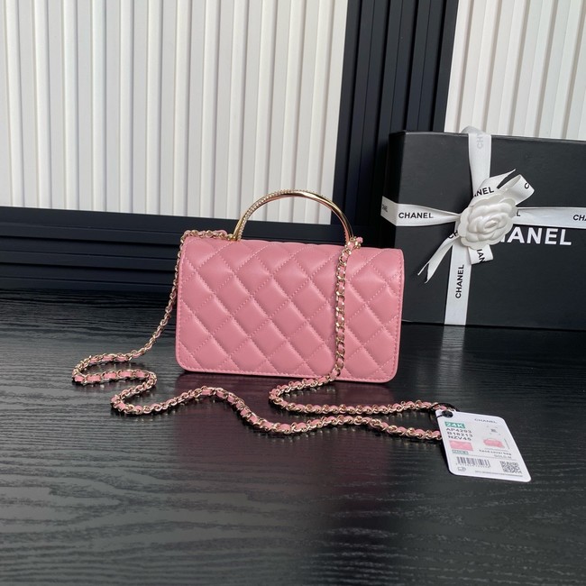 Chanel CLUTCH WITH CHAIN AP4293 Light Pink