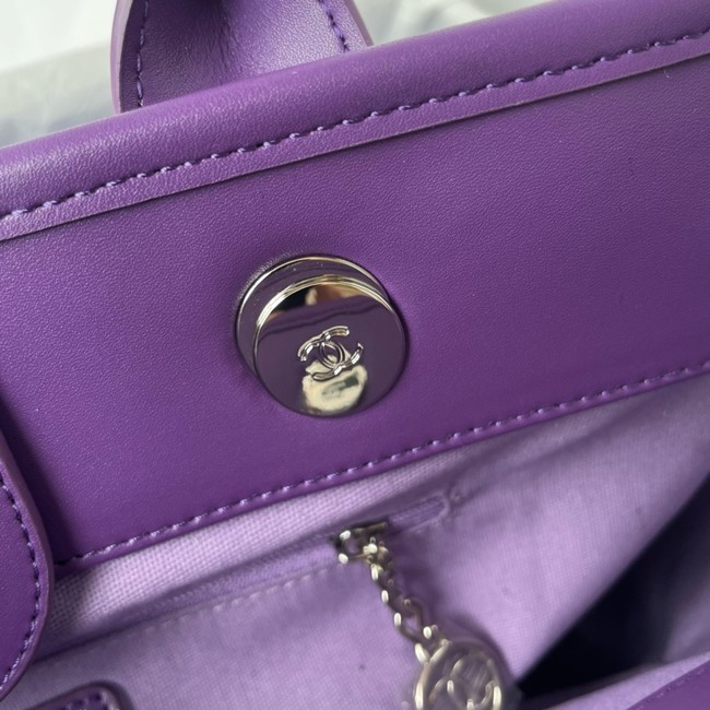 Chanel SHOPPING BAG AS3351 purple