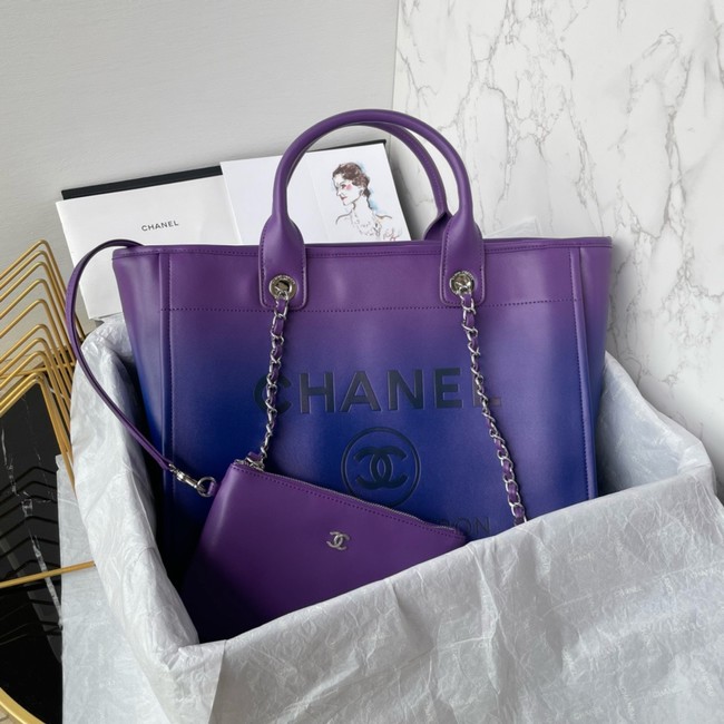 Chanel SHOPPING BAG AS3351 purple