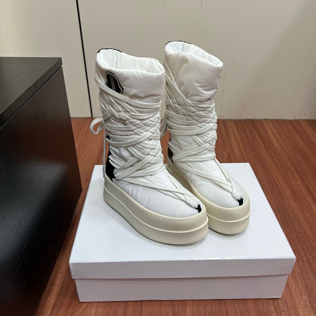 Moncler Mens Boots Shoes M1780 White