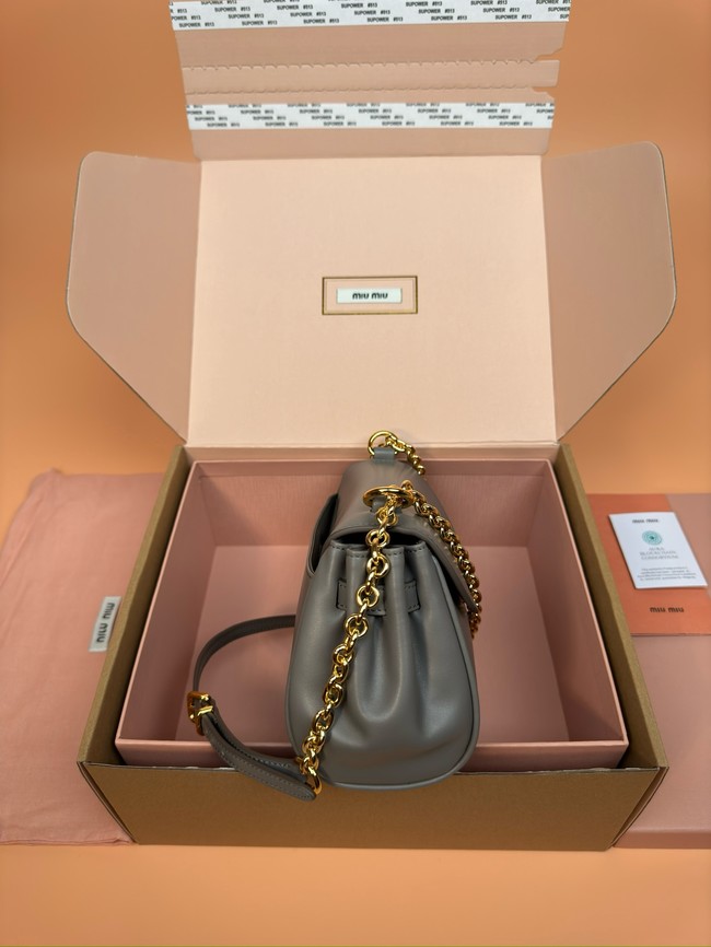 MIU MIU Leather Shoulder Bags 2233 gray